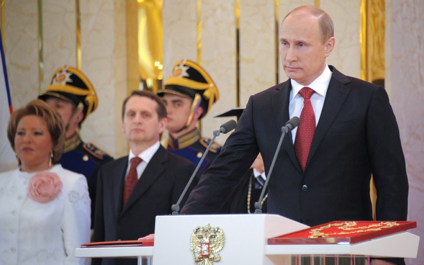 Инаугурация Владимира Путина 7 мая 2018 года